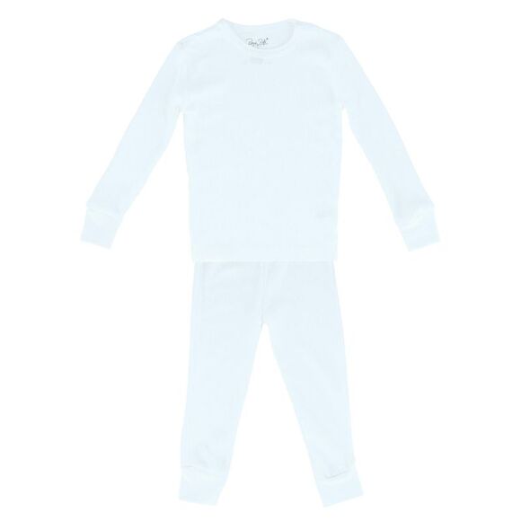 Rene Rofe Toddler Girl's Waffle Thermal Long Underwear 2-Piece Set - Picture 1 of 5